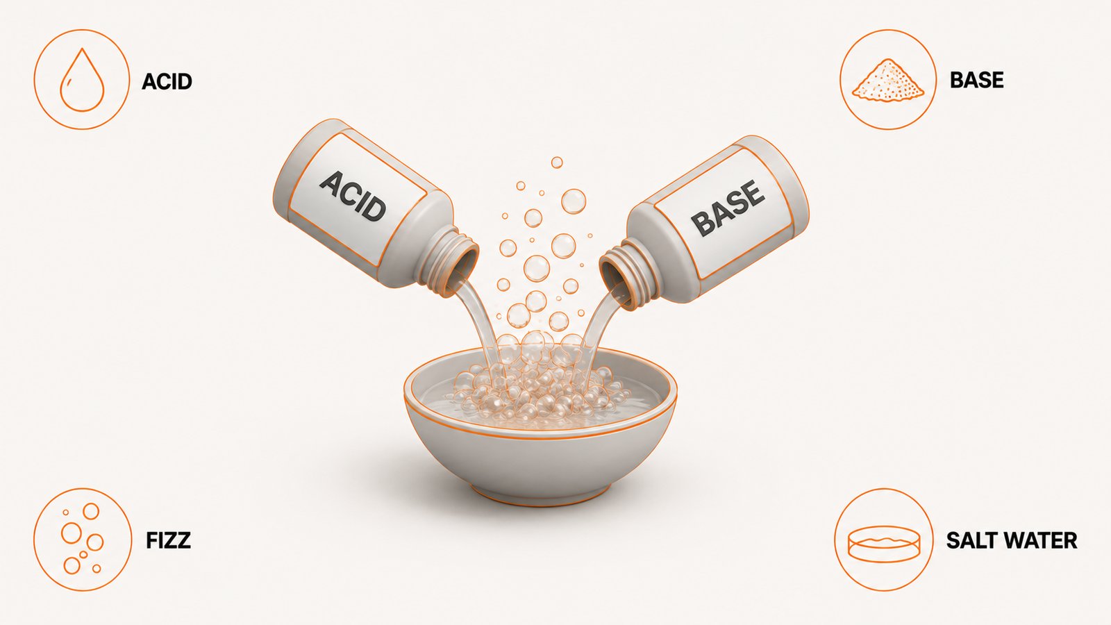 Why combining baking soda and vinegar neutralizes both cleaners