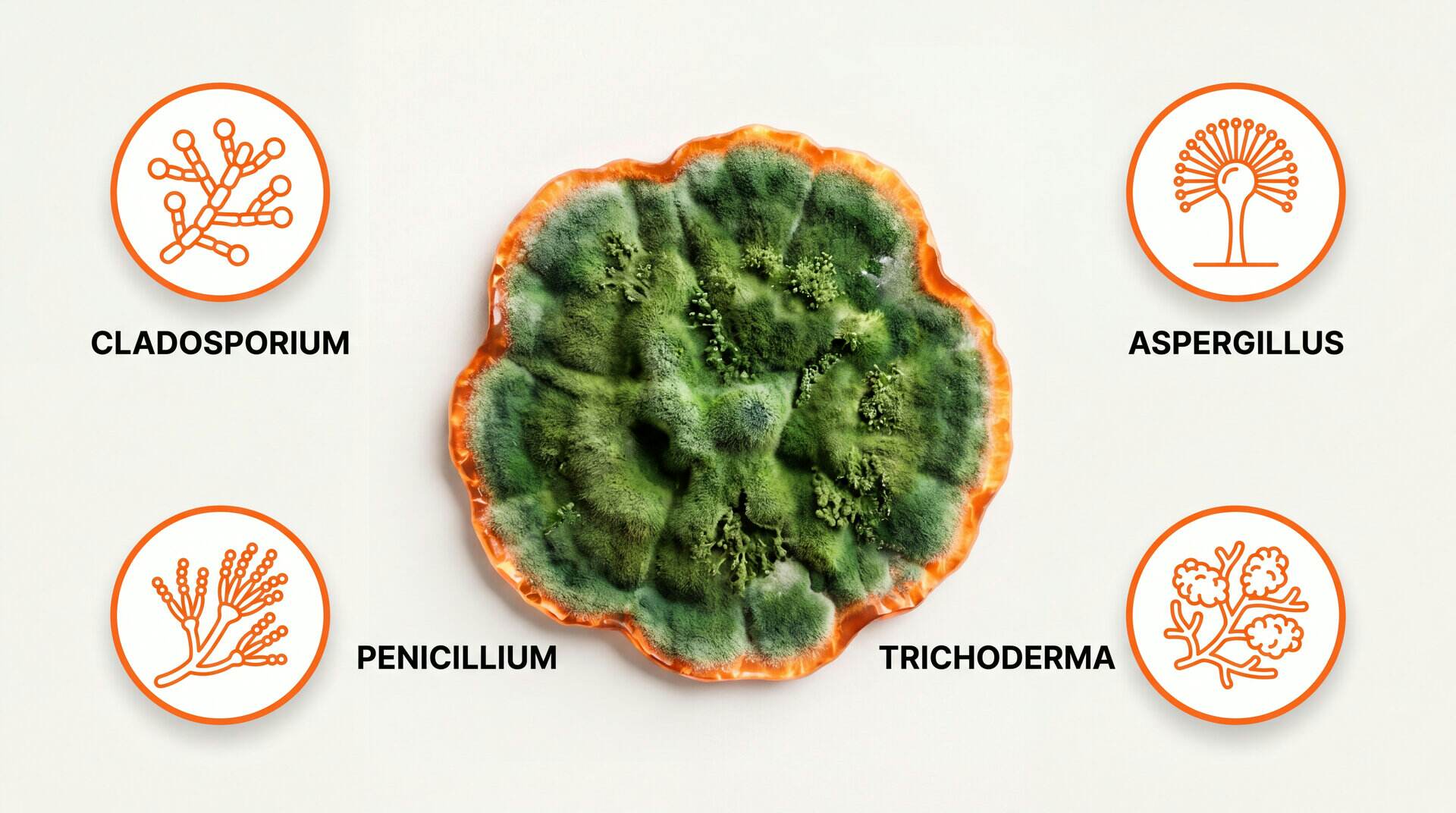 Green Mold: key zones