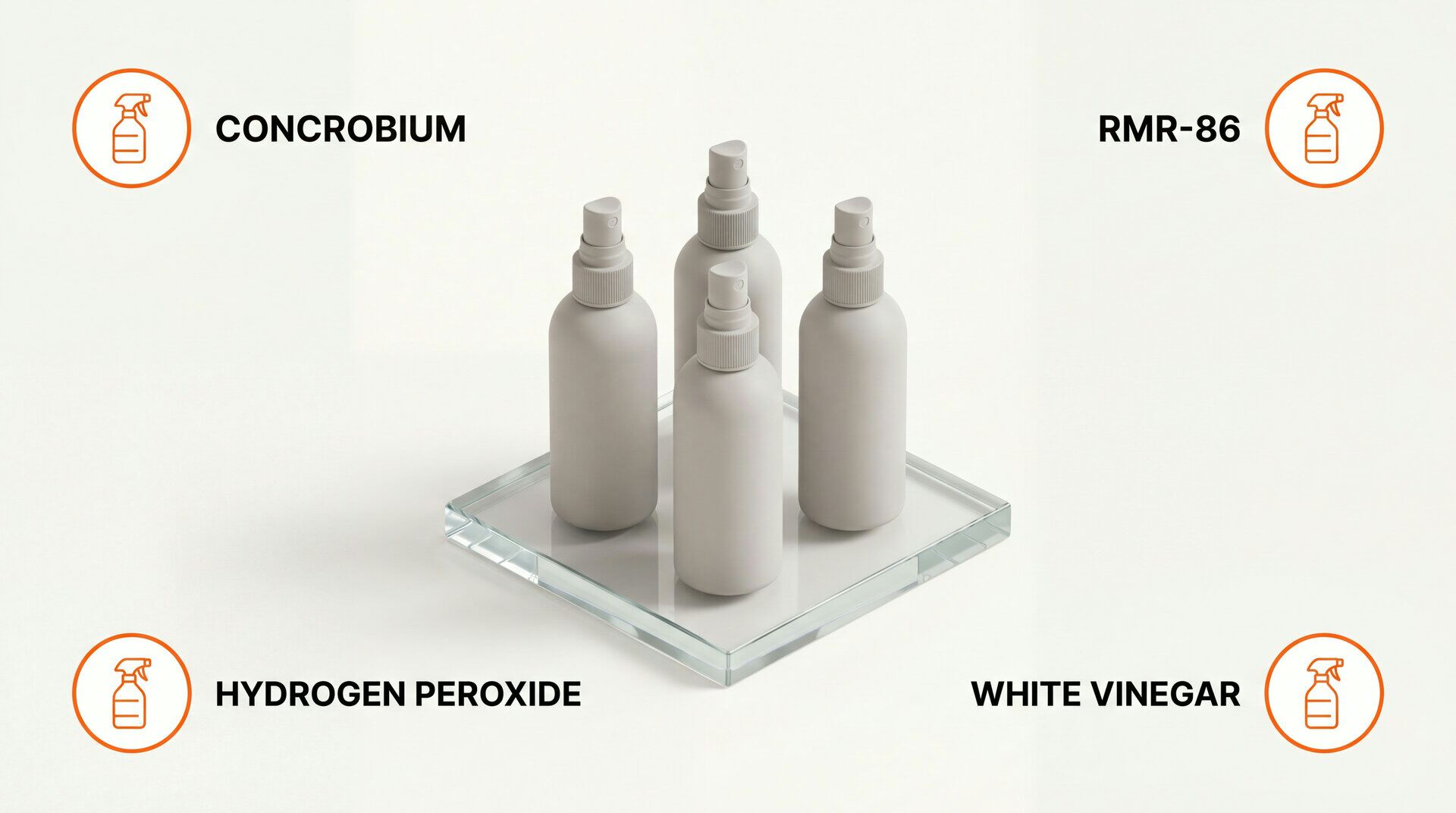 Mold Cleaning Products: key zones