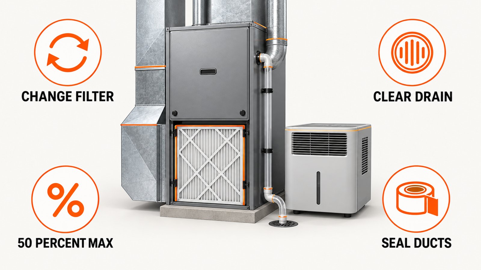 Four habits that keep a furnace cabinet dry