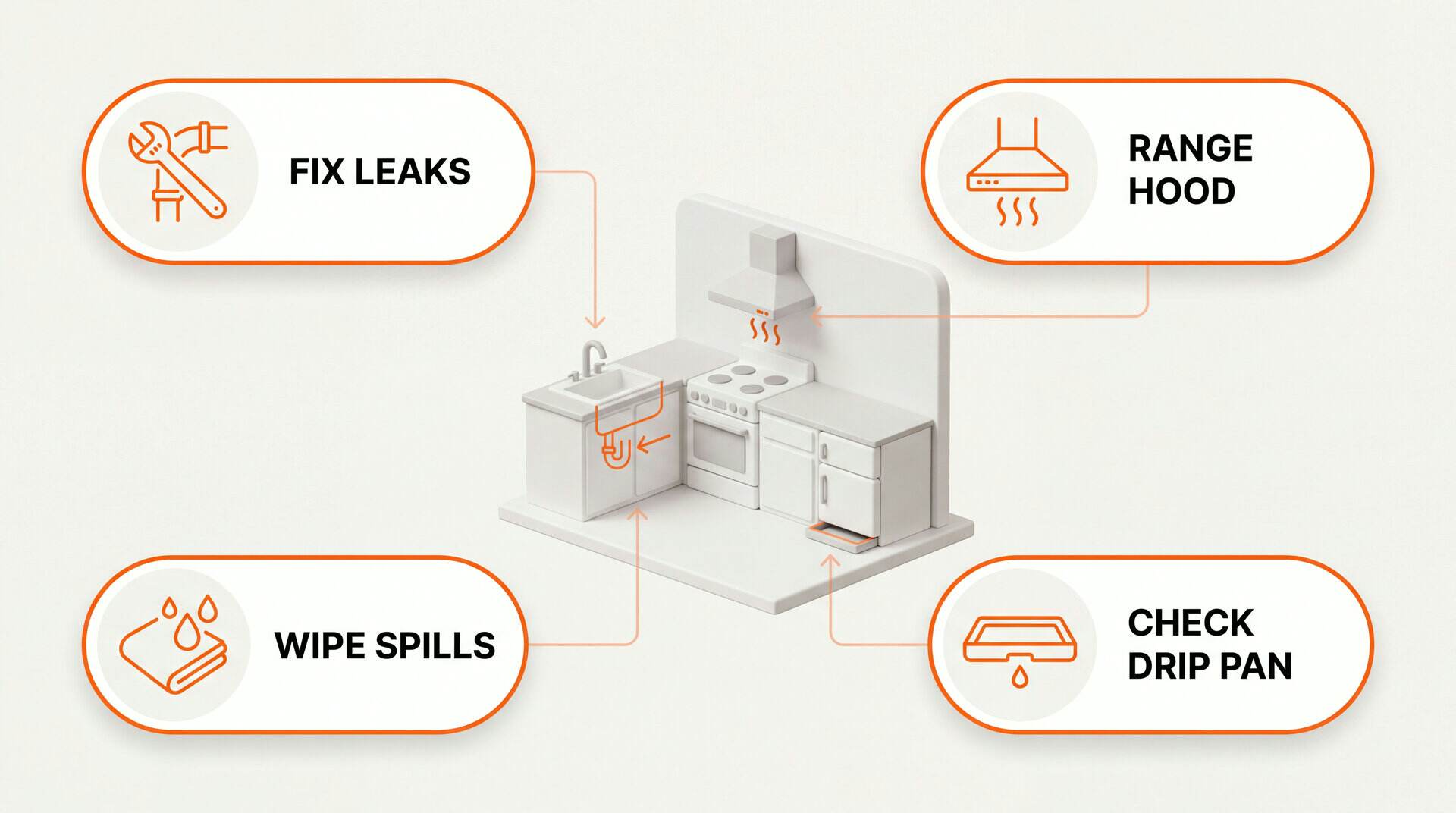Mold In Kitchen: how to fix or prevent