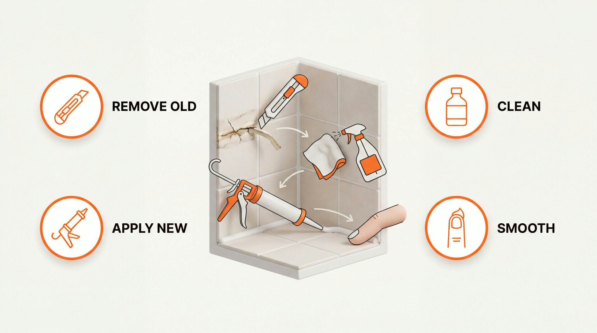 Mold On Caulk: how to fix or prevent