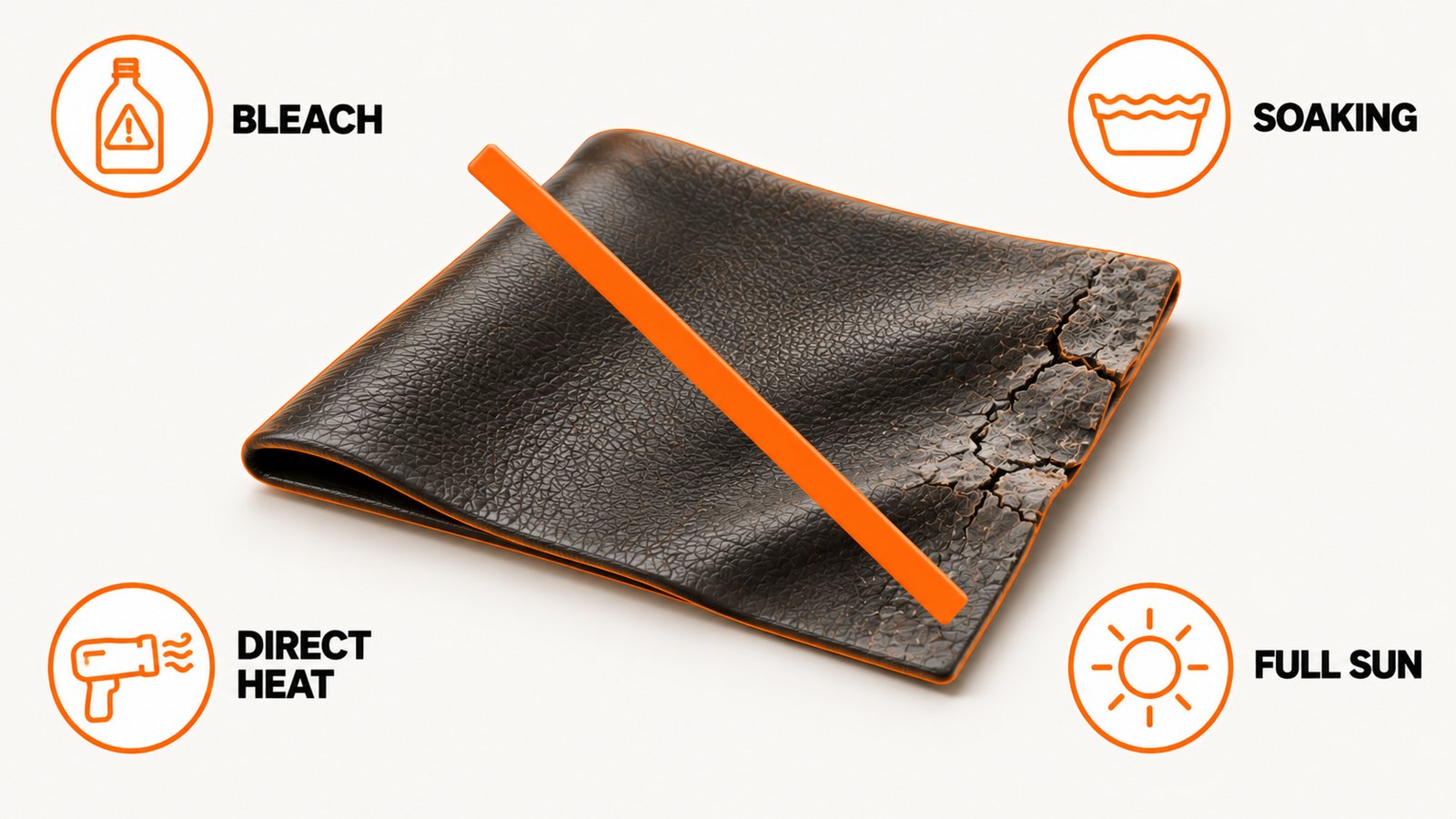 Four common cleaning approaches that damage leather permanently