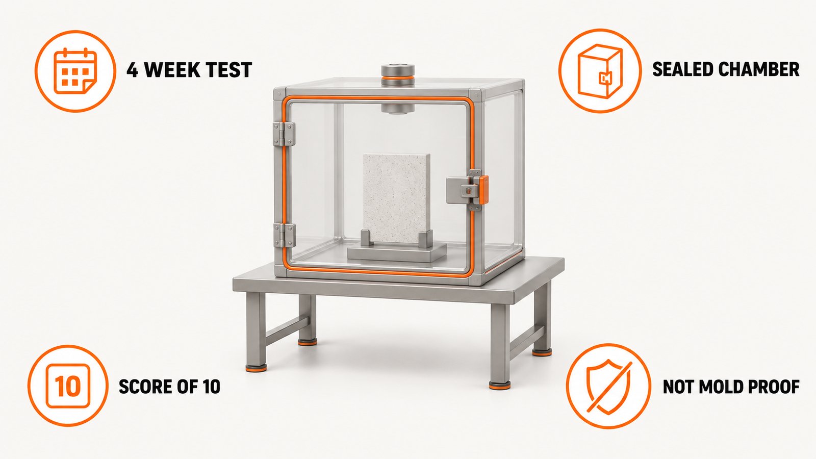 How the ASTM D3273 environmental chamber test produces a mold resistance score