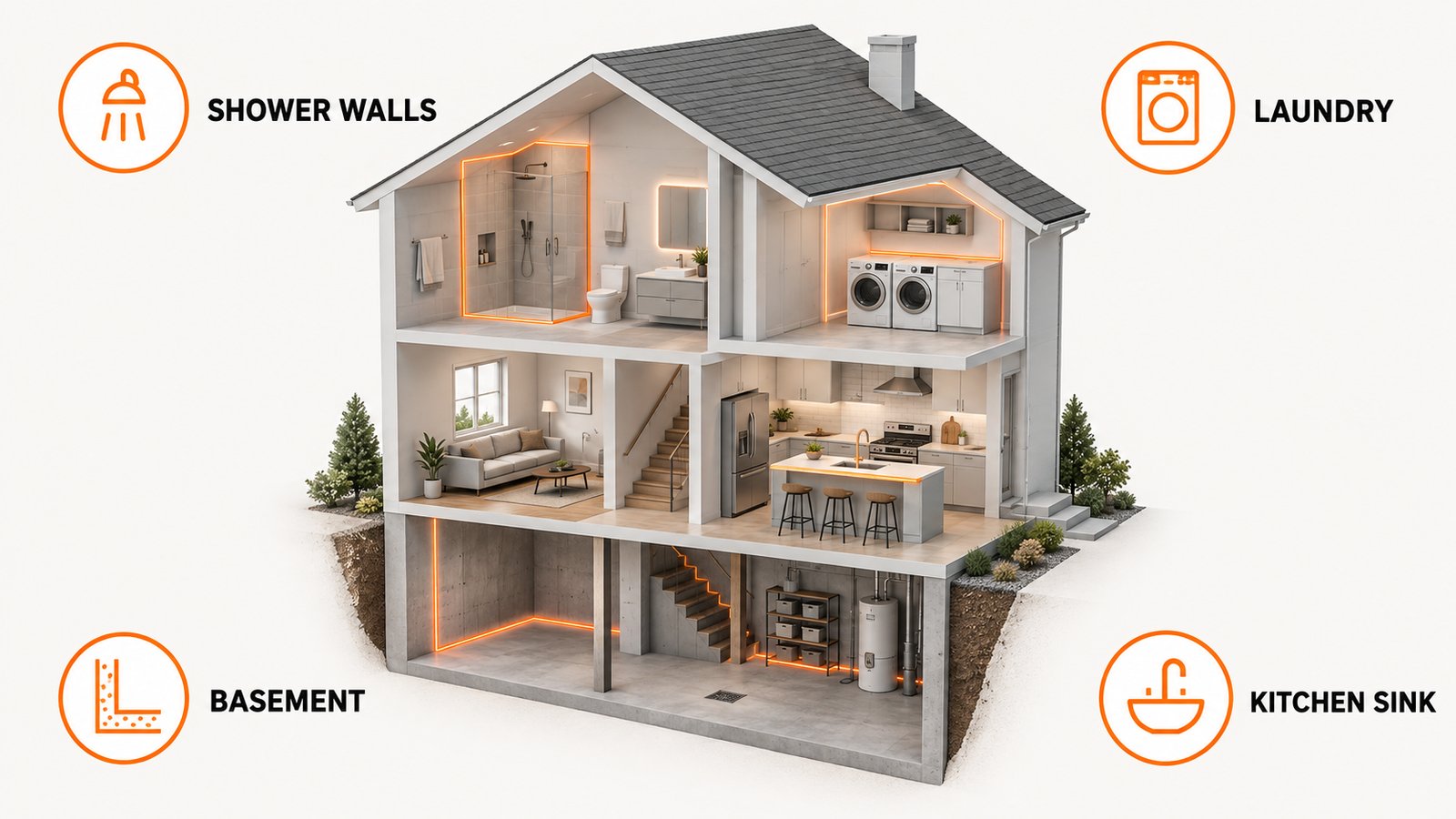Which rooms justify mold resistant drywall and which do not
