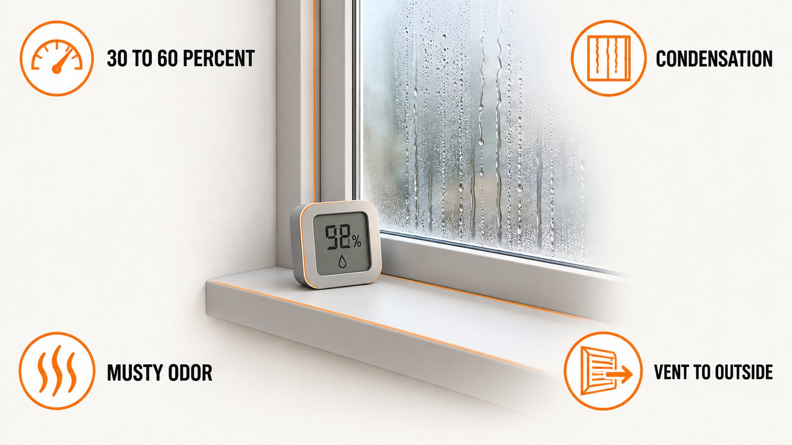 Household measurements that identify a dampness problem