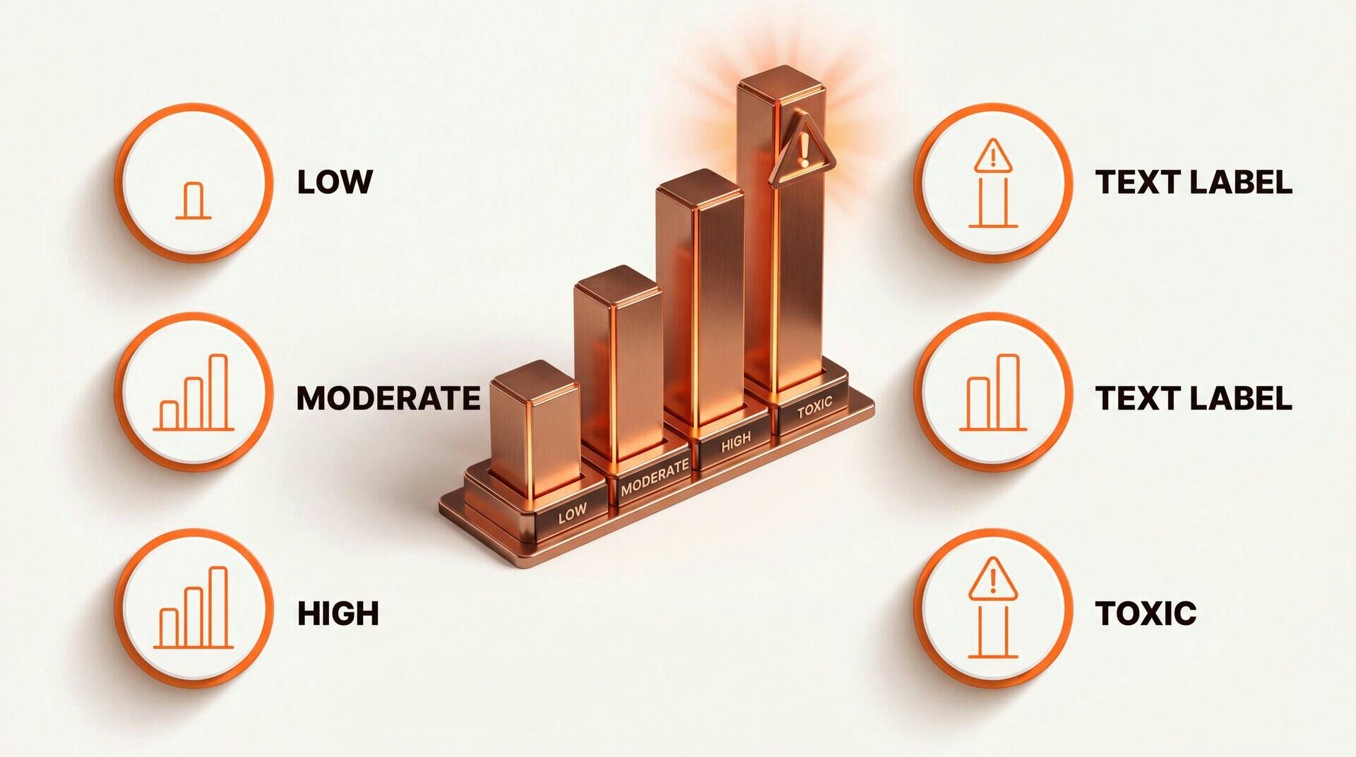 Mold risk levels: low, moderate, high, toxic