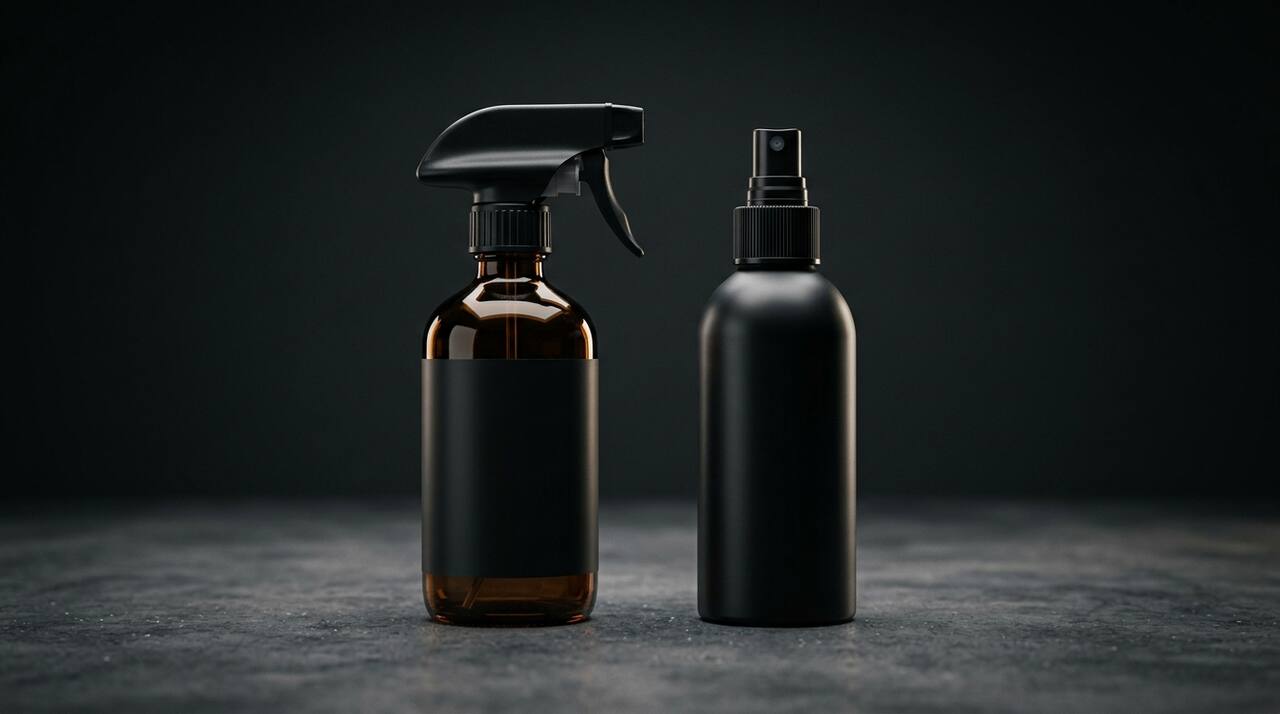 Concrobium Mold Control and RMR-86 spray bottles side by side