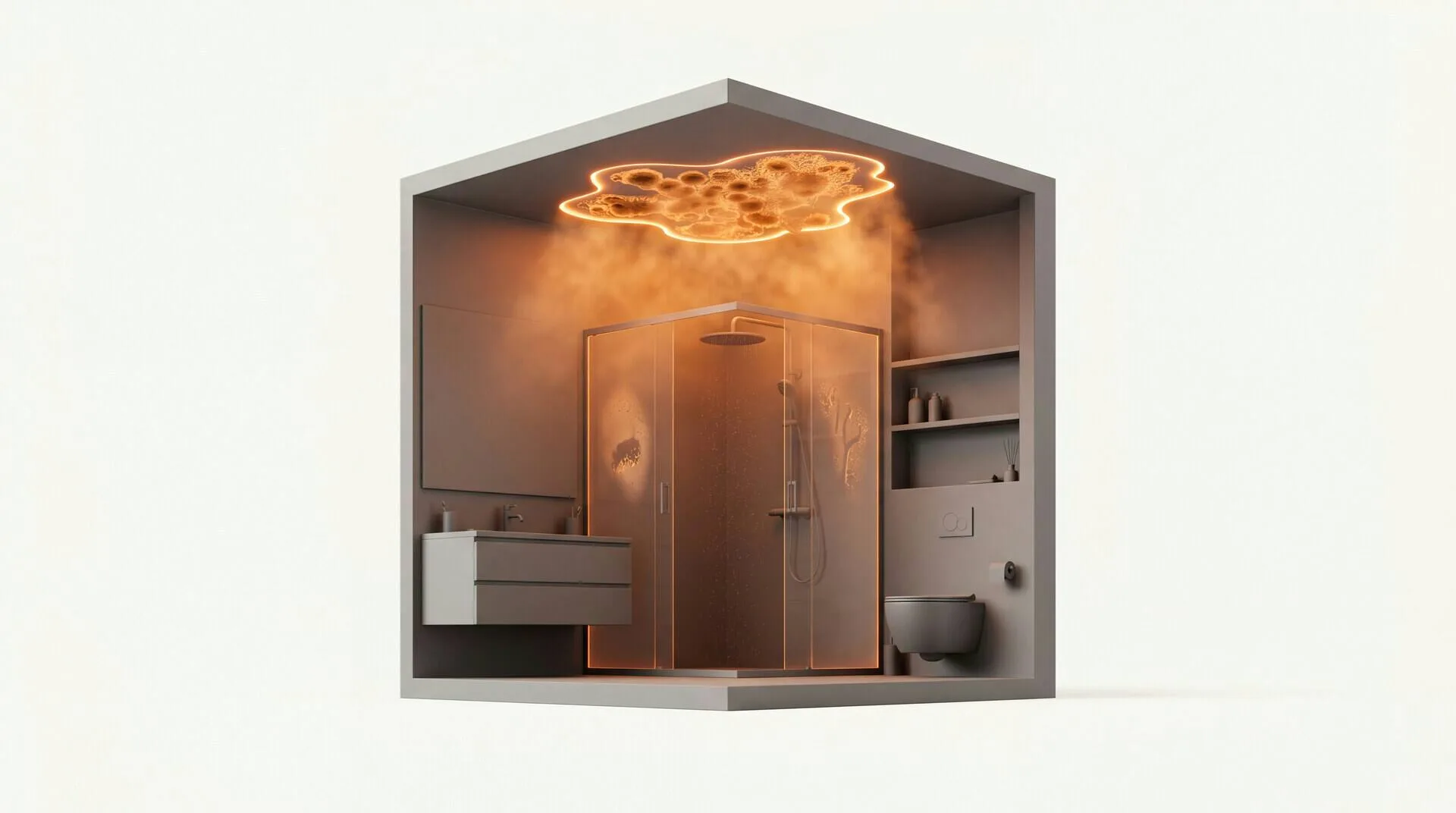Where Bathroom Mold Hides