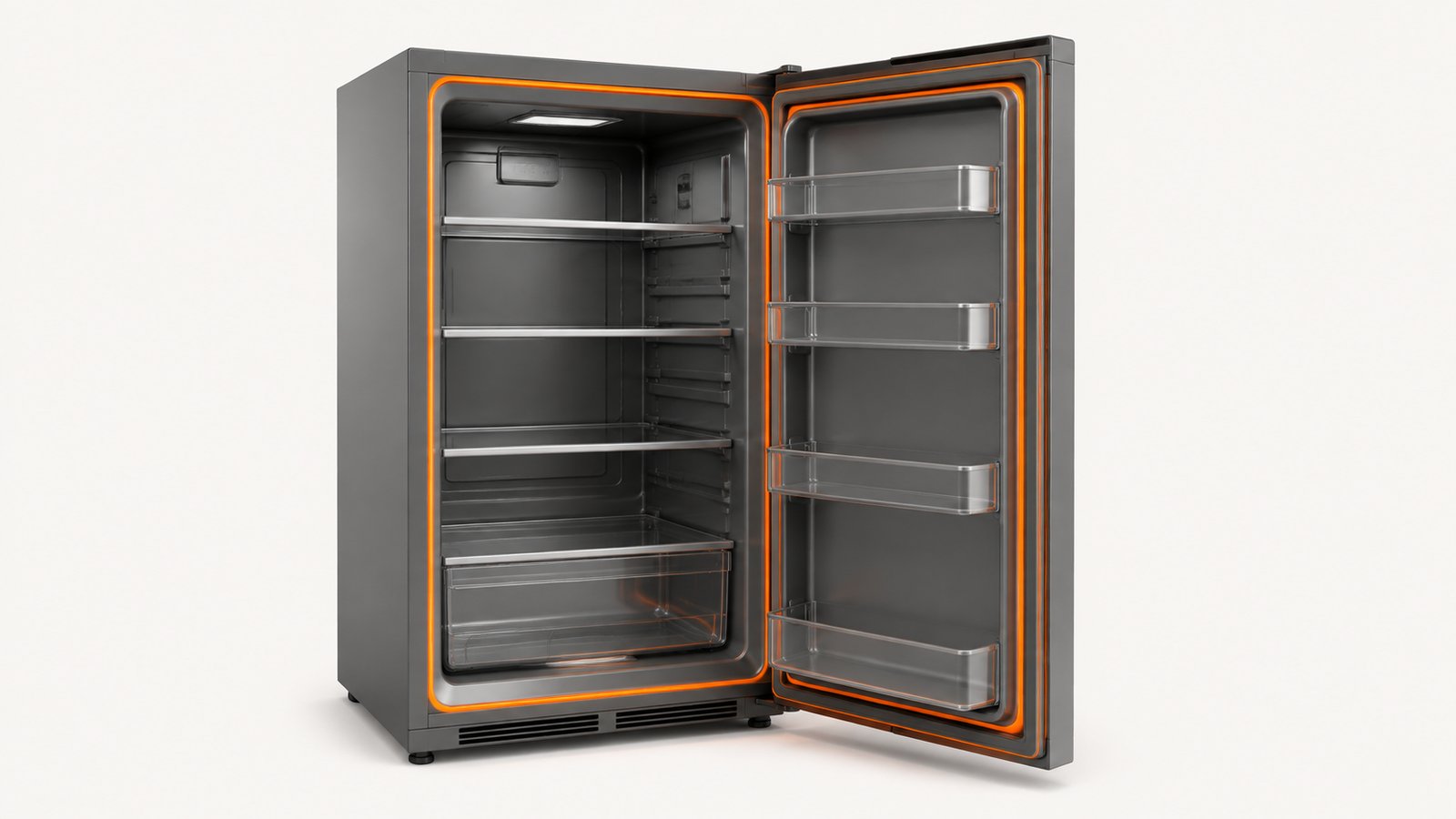 Cleaning mold out of a refrigerator interior and door gasket