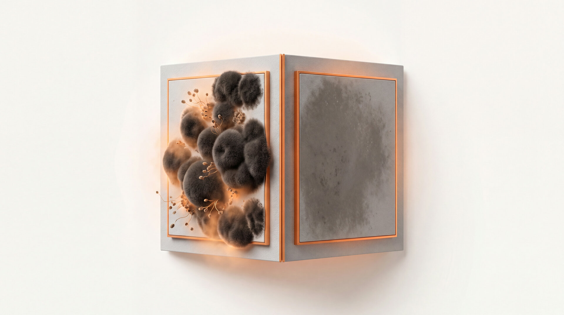 Four factors visualized for the mold vs mildew checker tool